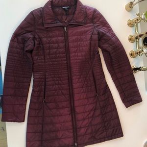 Patagonia burgundy long coat